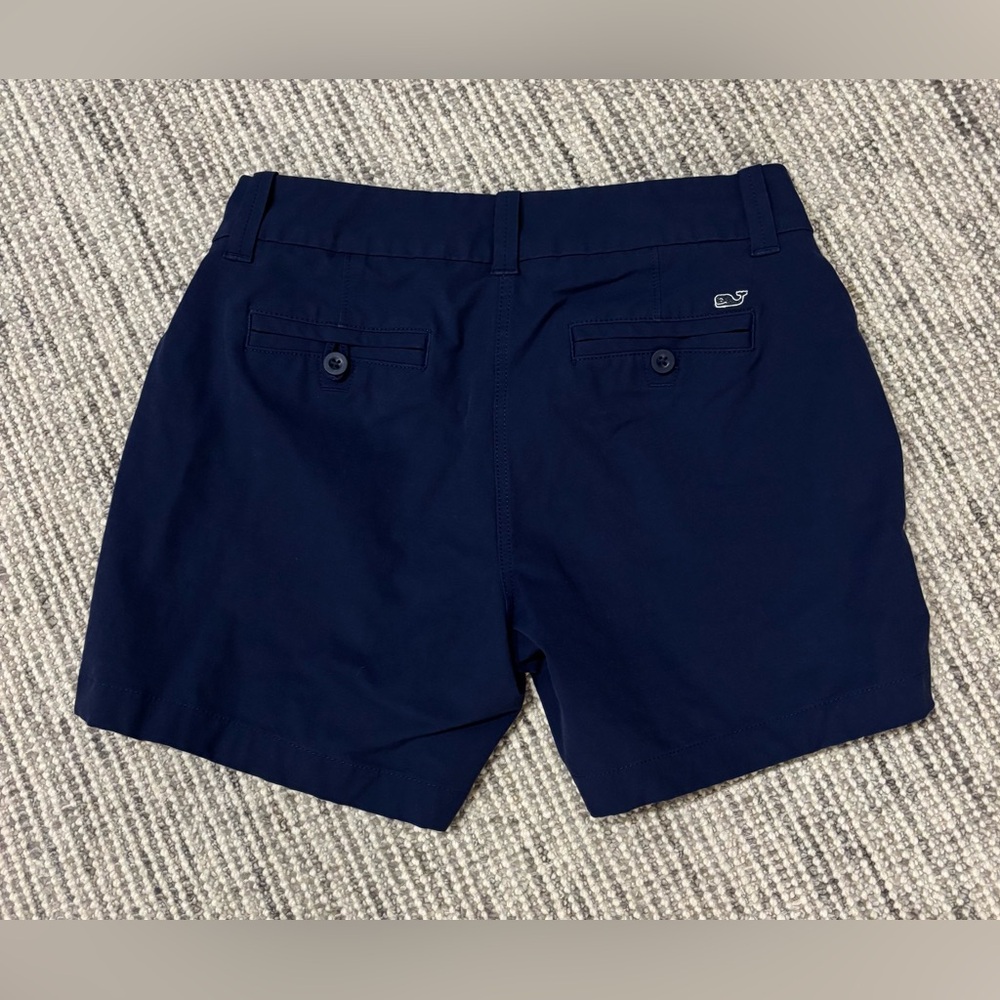 Vineyard Vines Navy Blue Women's Performance Shorts- Size 4